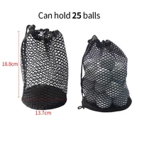 Golf Sports Mesh Net Bag Nylon Golf Tennis 12/25/50 Ball Carrying Drawstring Pouch 1pcs Golf Bags Golf Accessories 3