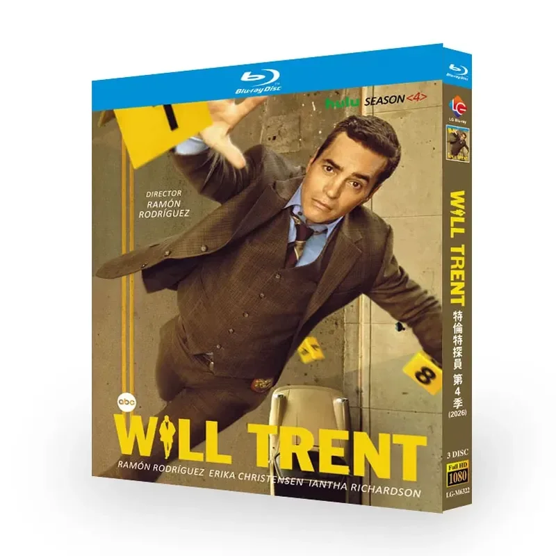 Blu-ray BD Disc Agent Trent 4 with English Chinese Japanese and Korean Subtitles