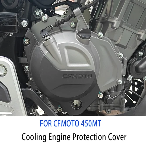 Imagen 1 del producto Cubierta de motor de motocicleta 2024 450MT para CFMOTO 450 MT cubierta de motor accesorios protectores de refrigeración 450-MT MT-450