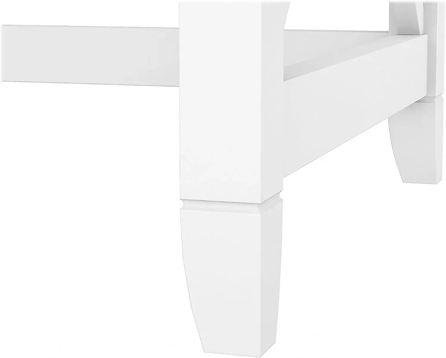 [أفضل بائع! ]مكتب كتابة غربي بقدرة 48 وات مع خزانة ملفات جانبية ذات درجين و5 أرفف وخزانة كتب باللون الأبيض النقي والرمادي الداكن