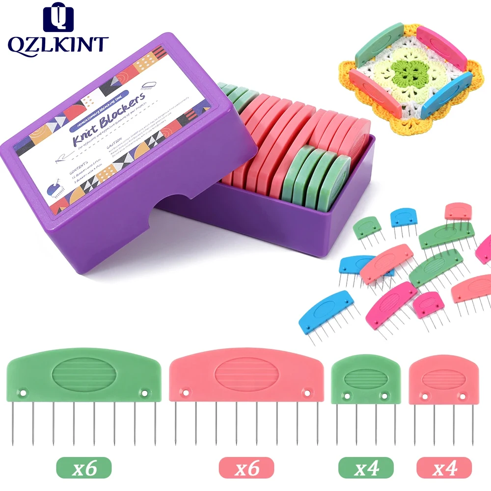 

New-style colored braided blocking pins for DIY hand-knitted sweaters, scarves, socks, etc.