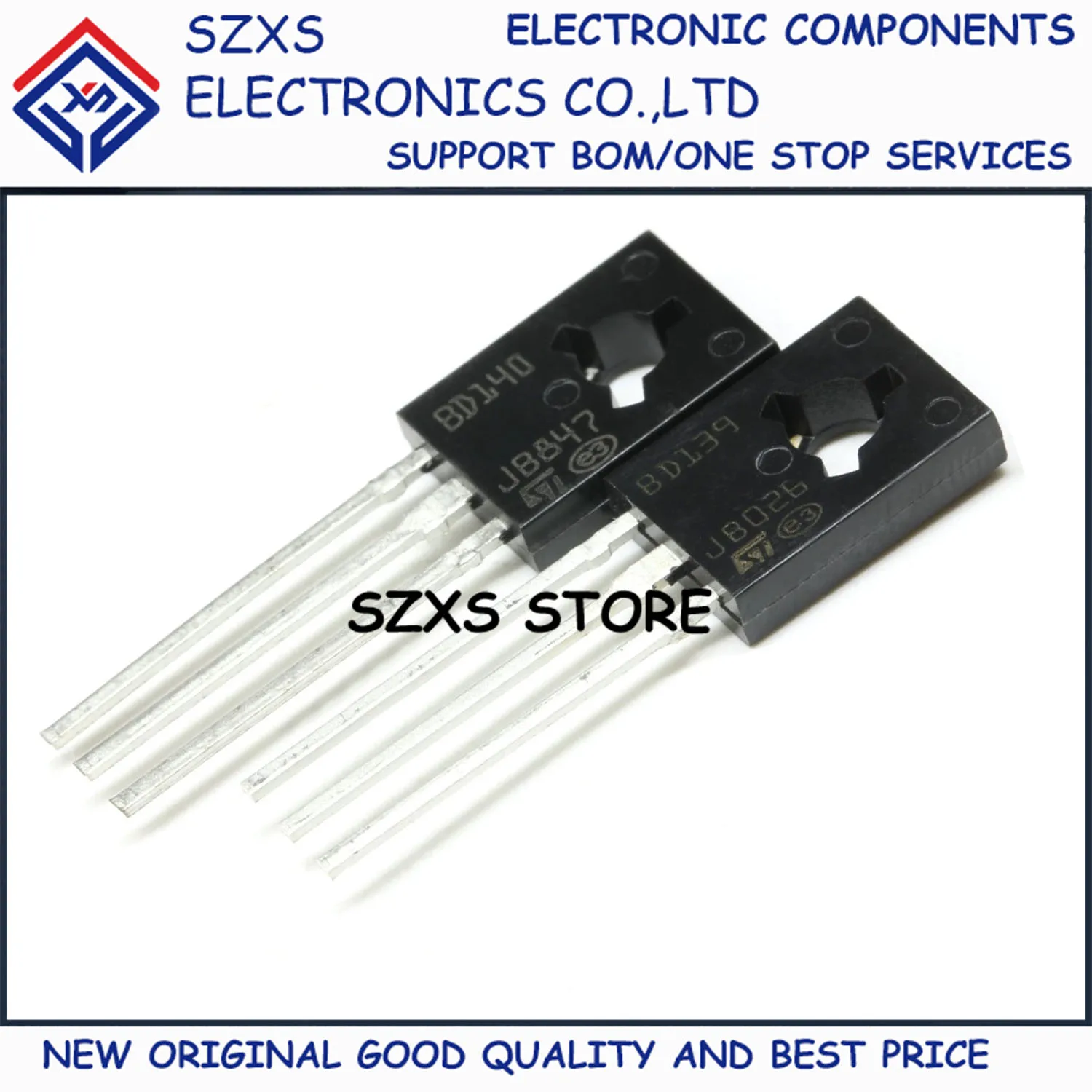 

New Original 10Pairs BD139 + BD140 TO-126 Powerful Audio Amplifer Transistor In Stock Electronic Components Good Quality