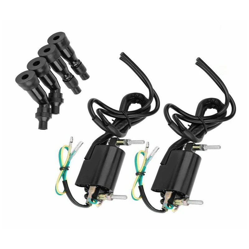 New Ignition Coil Set For Kawasakii KZ Suzukii GS Hondaa CB650/750/900/12V 1973-2016CB 650 750 900