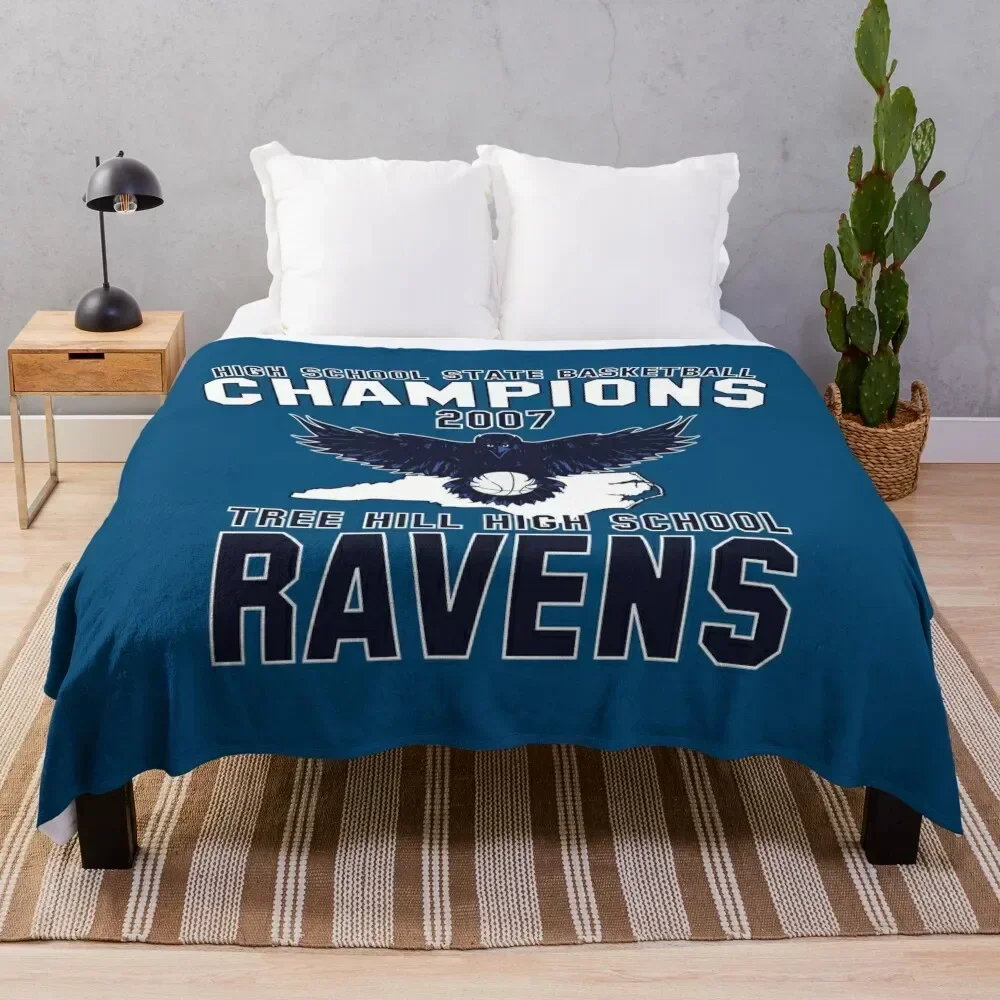 

Tree Hill High School Basketball Champions Throw Blanket Lightweight Cozy Blanket for Bed Sofa
