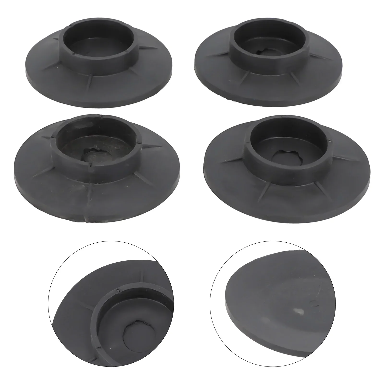 4PCS Anti Vibration Feet Pads Rubber Legs Slipstop Silent Skid Raiser Mat For Washing Machine Support Dampers Stand Non-Slip Pad