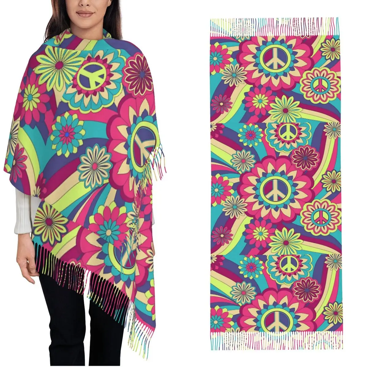 lenco-feminino-com-borla-paz-foral-amor-padrao-longo-inverno-outono-xale-envoltorio-uso-diario-cachecois-pashmina