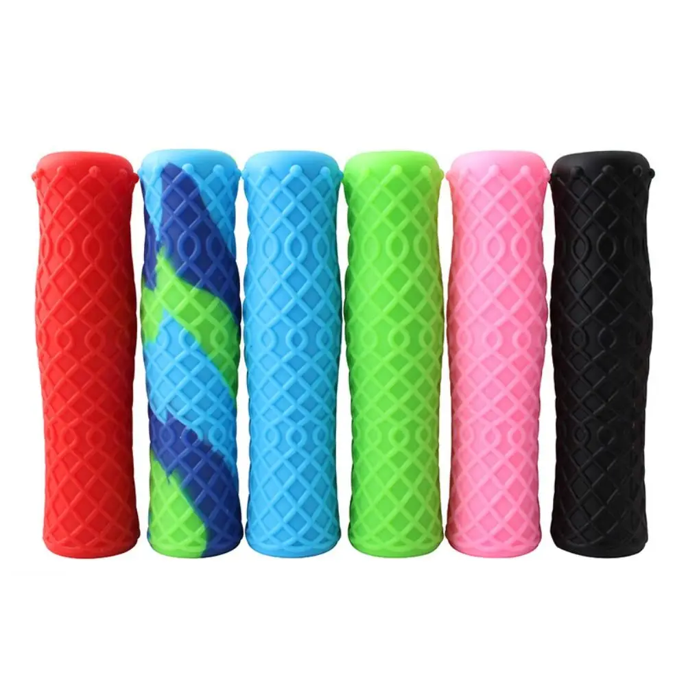 

1 Pair Silicone 22.2 Bicycle Handle Grips Shock-Absorbing Non-slip Bike Rubber Grip Colorful Lock on 22.2 Bike Handlebar Grips