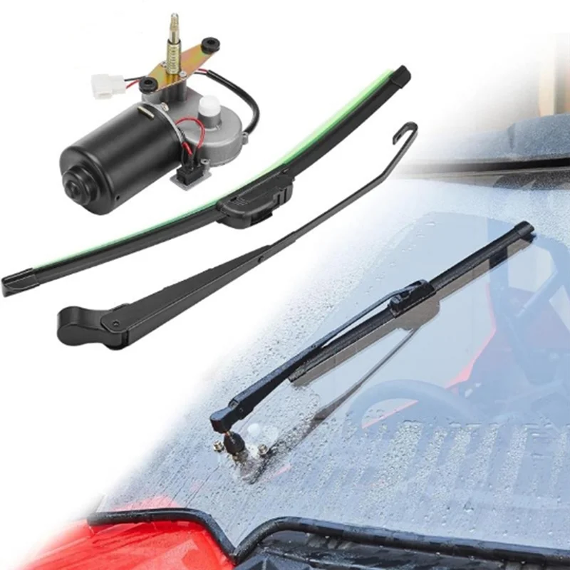 AB56-For Can-Am Maverick X3 For Cfmoto 500  Raptor 700 Compatible ATV UTV Windshield Wiper Motor Kit Wiper Arm Connecting