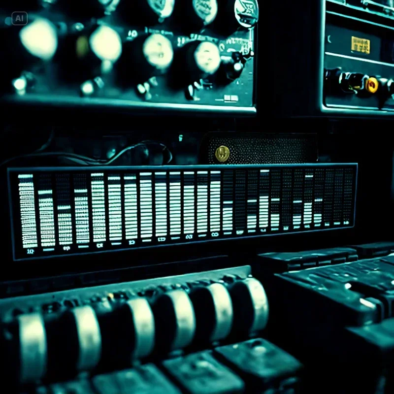 Display de espectro de áudio LED Pickup Atmosfera Lightvoice Controlado E-sptre de música Sala de esportes