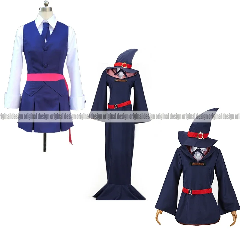 Little Witch Academia Atsuko Akko Kagari Lotte Jansson Sucy Manbavaran Clothing Cosplay Costume