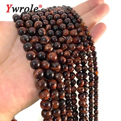 AAA Natural Red Tiger Eye Stone Beads Loose Smooth Round Gemstone For Jewelry Making DIY Bracelet Earrings Accessories 4-12MM