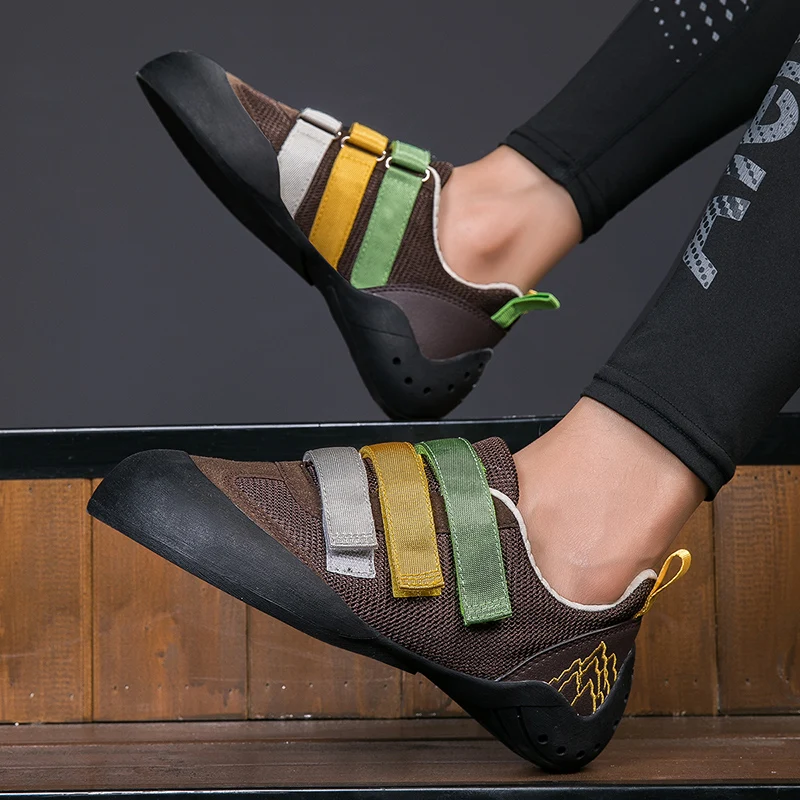 

2025Men's women's entry-level rock climbing shoes indoor outdoor climbing shoes Professional Rock-Climbing bouldering training s