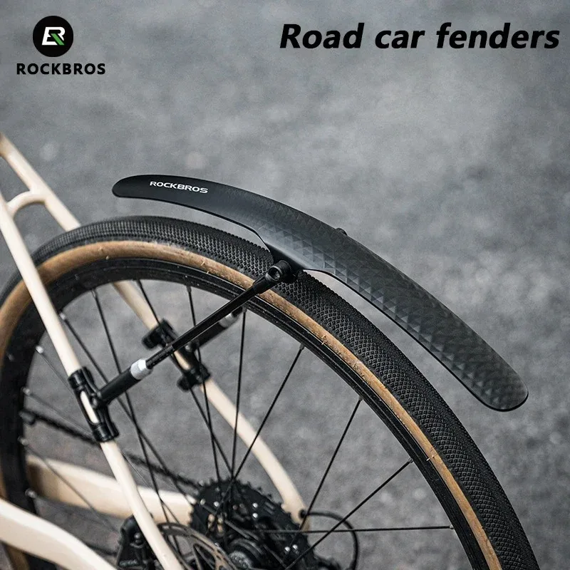 ROCKBROS 1/2PCS Bike Fender Mudguard Road Bike 700C Front Rear Tire Bicycle Protector Mud Guards Cycling Mud Flaps Parts