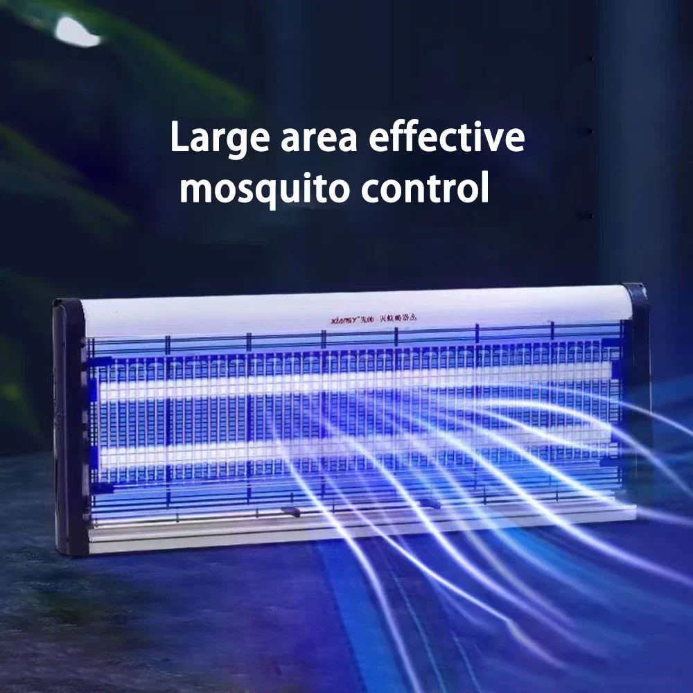 Lámpara LED de descarga eléctrica para matar mosquitos, trampa para insectos de montaje en pared, luz UV para insectos, adecuada para una variedad