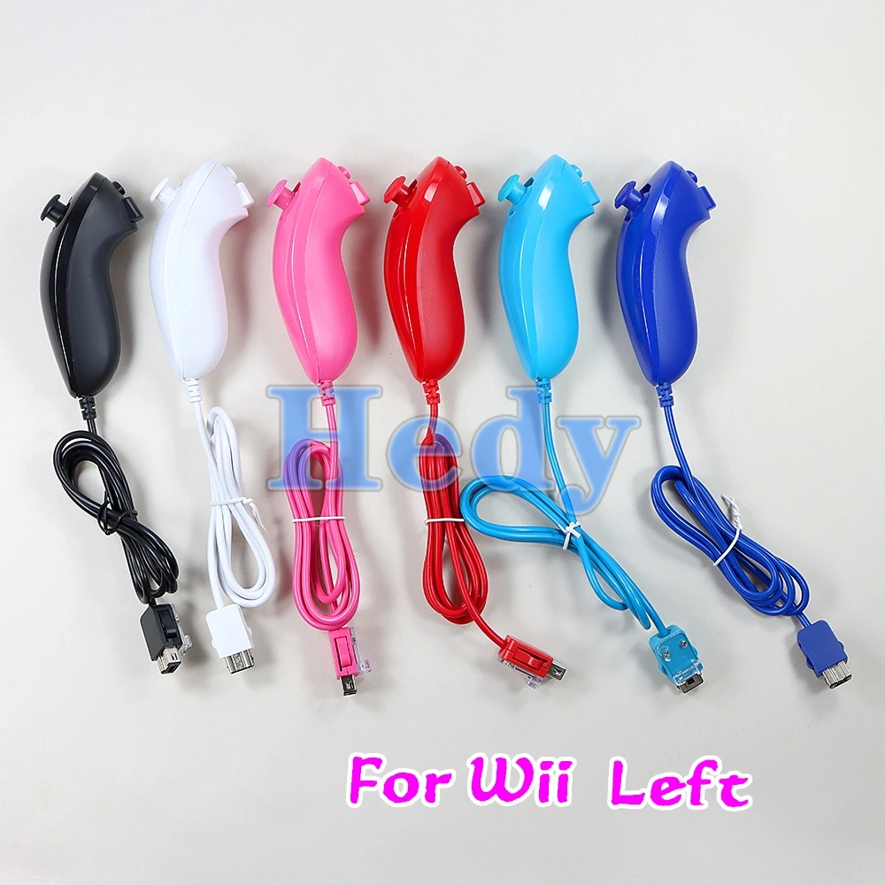 50PCS For Nintend Wii Left Game Controller Hand Curved For Wii Gamepad Game L Handle Controller