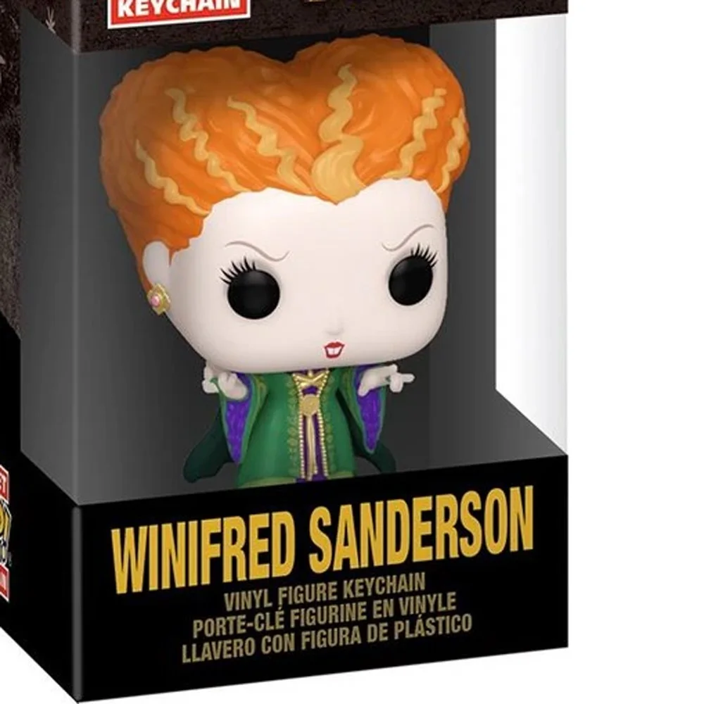 Pocket Keychain Disney Winifred Sanderson Mary Sarah Hocus Pocus Figure Model Toy