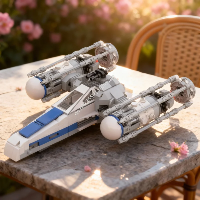 

557 деталей MOC TEY Wing Ugly Star Battle, конструктор, модель для сборки, рождественский подарок, игрушка для самостоятельной сборки, креативная развивающая идея