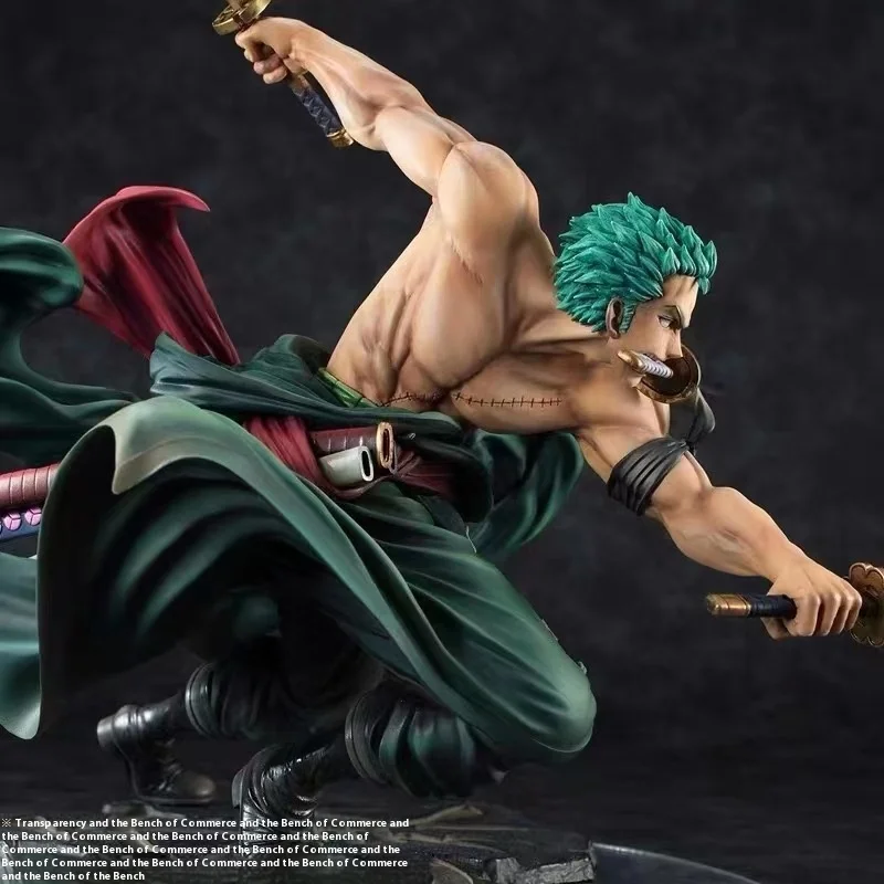 Figura d'azione modello giocattolo anime con flusso a tre spazole variabile in scatola - Figurina da collezione Spada Qi Tre Thousand World