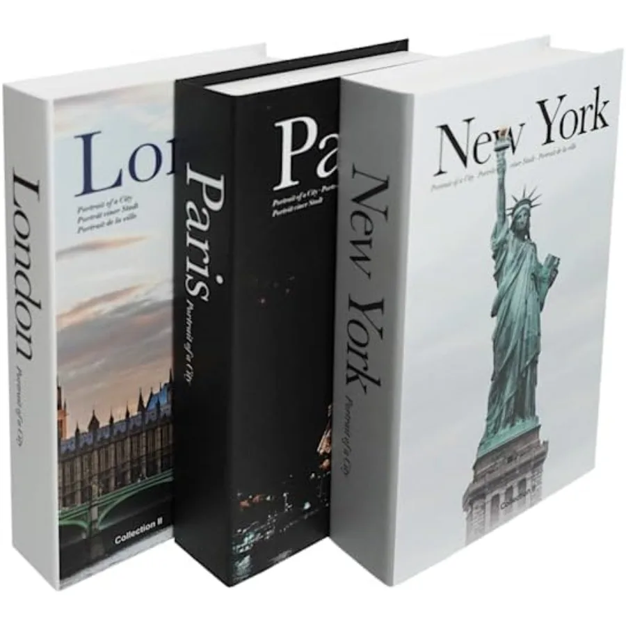 

Coffee Table Drative Books For Home Dr Fake Books For Dration Aesthetic Bookshelf Dr for Living Room Office Bedroom 3 Piece