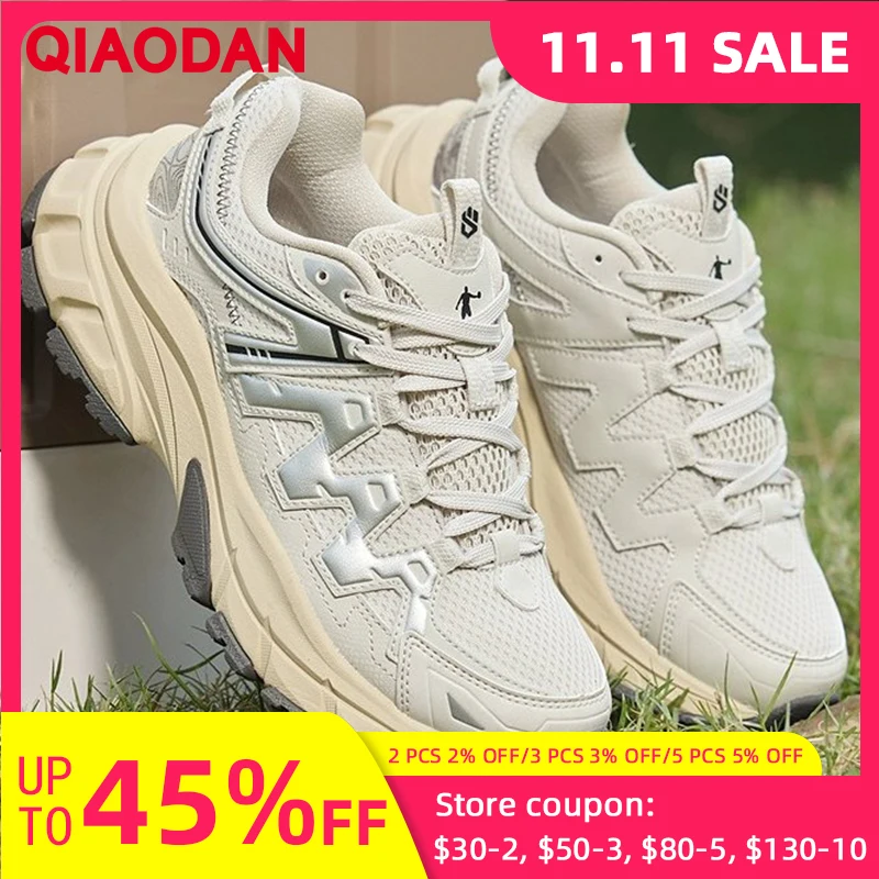 

QIAODAN Sport Shoes for Women 2025 Autumn New Comfortable Breathable Walking Shoes Outdoor Non-slip Ladies Sneakers QXF192254903