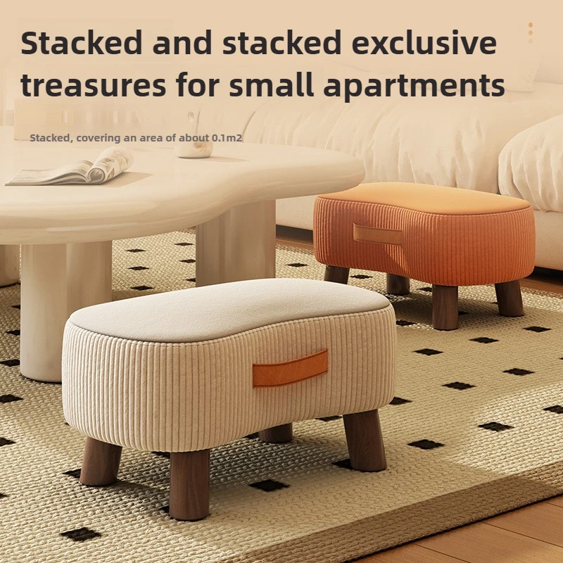 

Simple Shoe Changing Stool,Living Room Sofa,Footrest Stool,Coffee Table,Small Low Stool,Soft Bag,Children's Small Stool Bench