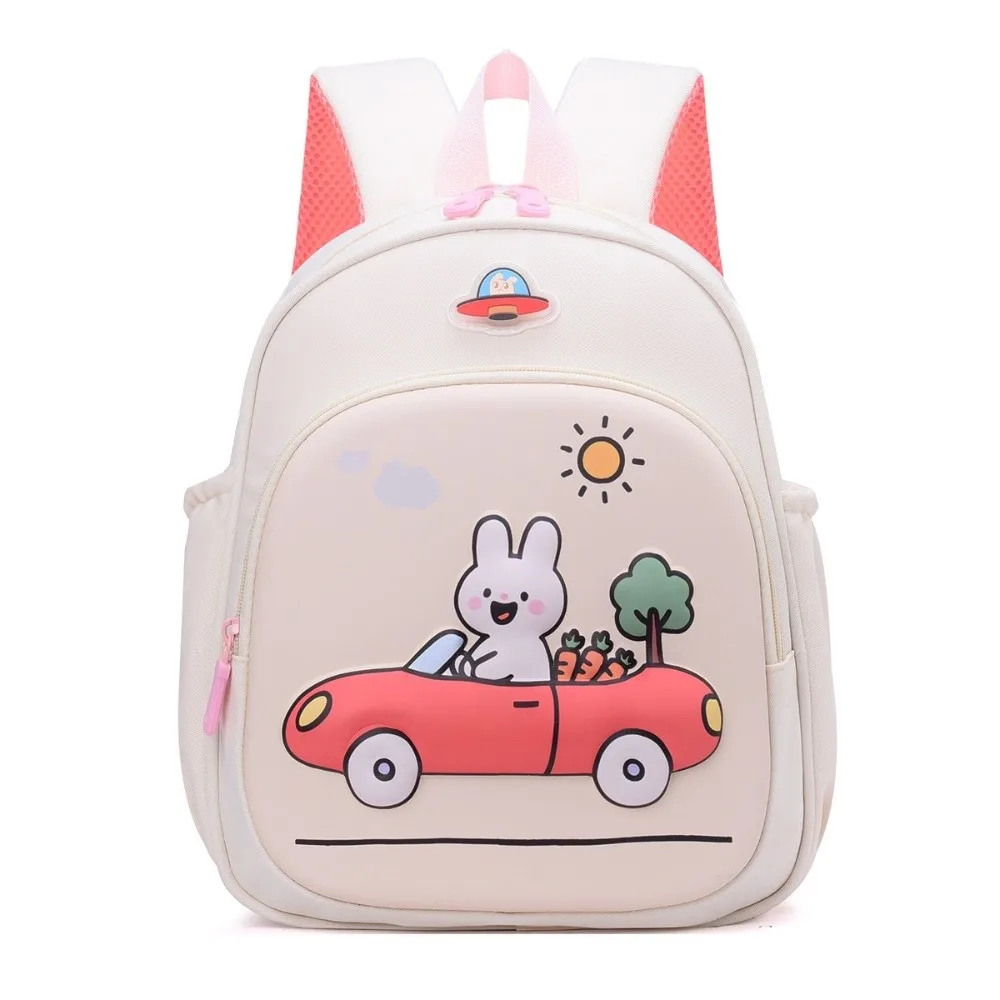 New Excavator/Rabbit Schoolgirl Backpack Lightweight Large Capacity Kids Backpack Double Shoulder Backpack Kindergarten School