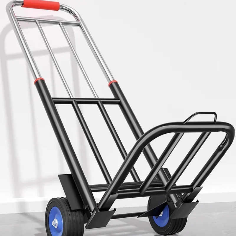 

Hand-pulled cart Folding handling trailer Portable luggage Small trolley cart