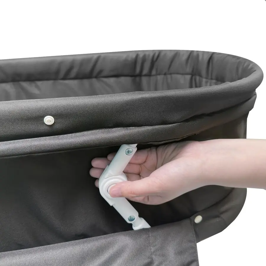 سرير محمول للسفر، سرير نوم للأطفال، سرير خفيف الوزن قابل للطي مع غطاء ظلة، تصميم مدمج قابل للطي جديد #5