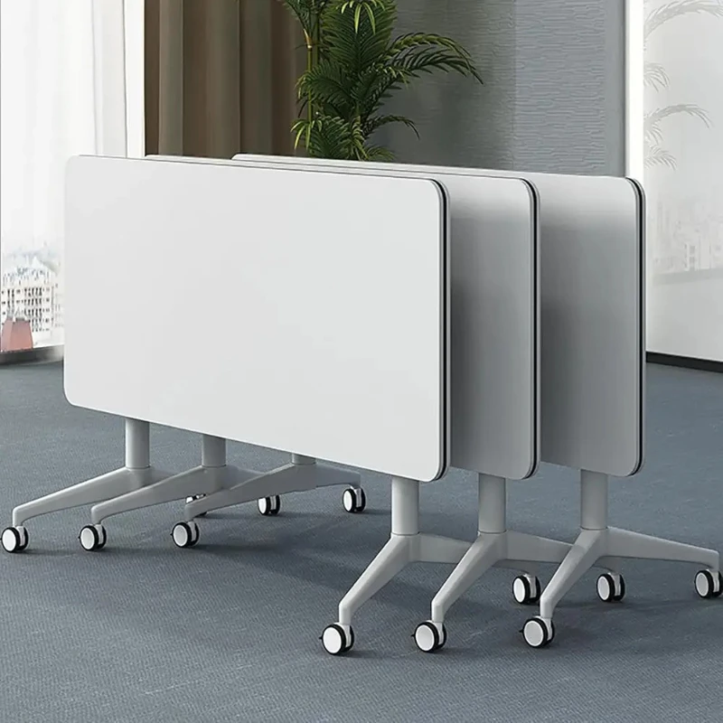 Adjustable Height  Ideal for Office,  Training Table with Lockable  Educational Settings Casters,Conference,