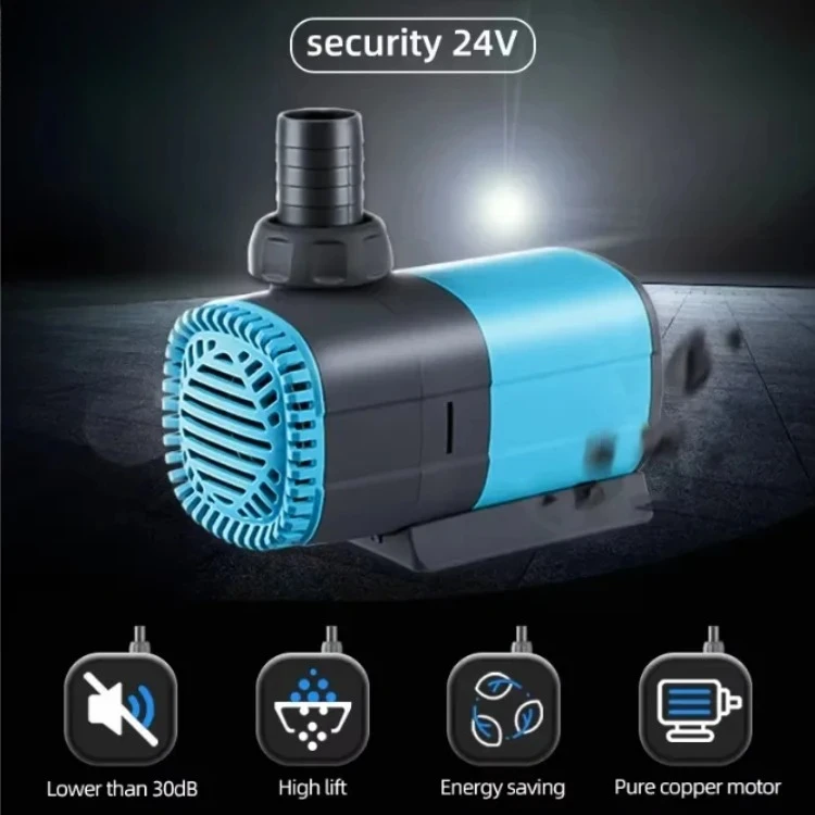 Jdpump WP-JD 8100 DC 7m Small Low Pressure Submersible Fish Tank Water Pump for Aquarium