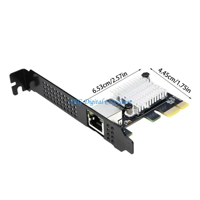 محول شبكة U75B سريع 10 جيجابت في الثانية PCIe4.0 فتحة RTL8127 شرائح متوافقة مع وحدة SFP + للاتصال المستقر