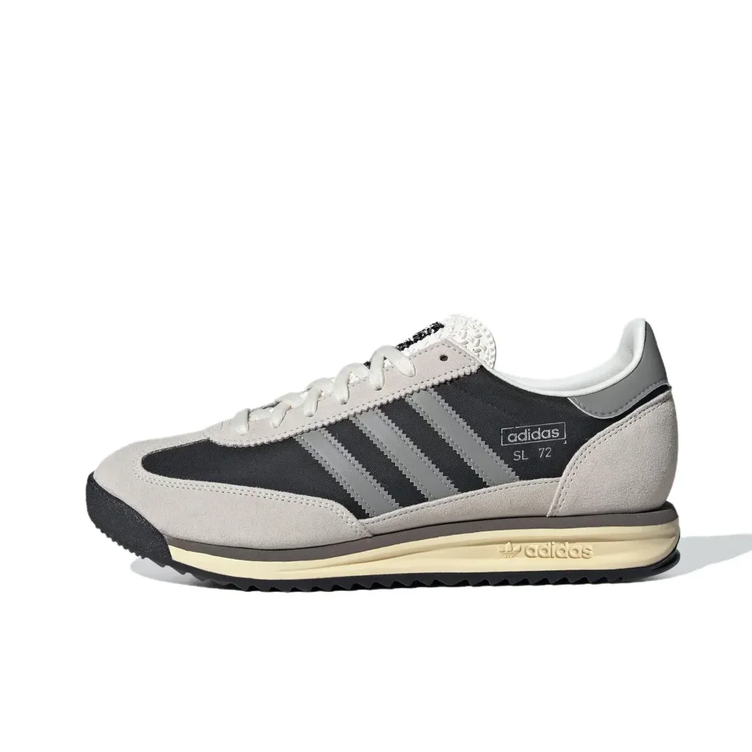 

Adidas Original SL 72 RS Низкие дышащие кроссовки Мужские и женские повседневные кроссовки Серый Черный