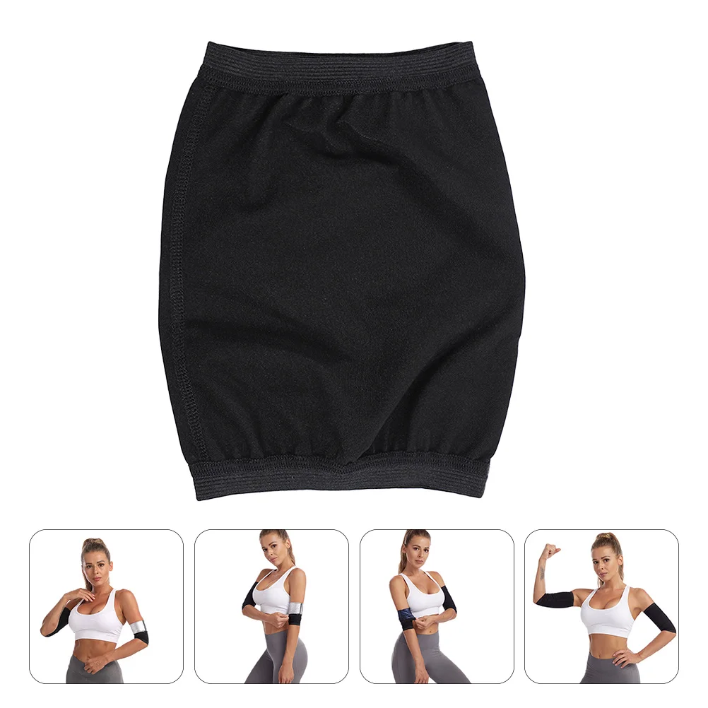 

2Pcs Elastic Arm Bands Slimming Fitness Bands Black Silver Muscle Toning Arm Shapers for Sports Creative Armlets