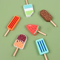 Children Play House Ice Cream Toys For Girls Boys Cutting Fruit Kitchen DIY Pretend Play Educational Toy 3