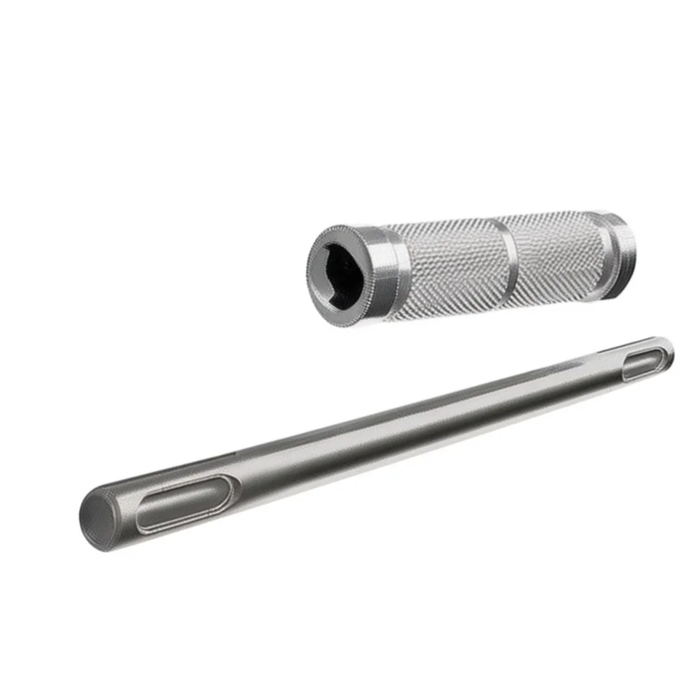 Double Headed Shank for sds Plus Extension Rod Enhanced Durability Material Chrome Vanadium Steel Construction for Quick Release