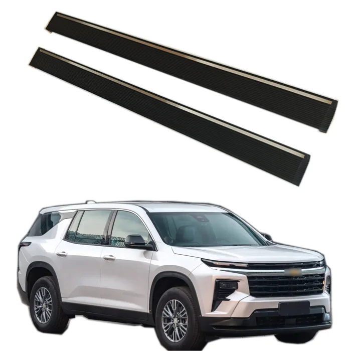 Factory Hotsale Electric Running Boards Side Steps Pedal For 26+ Chevrolet Traverse Black Powder Coated Waterproof