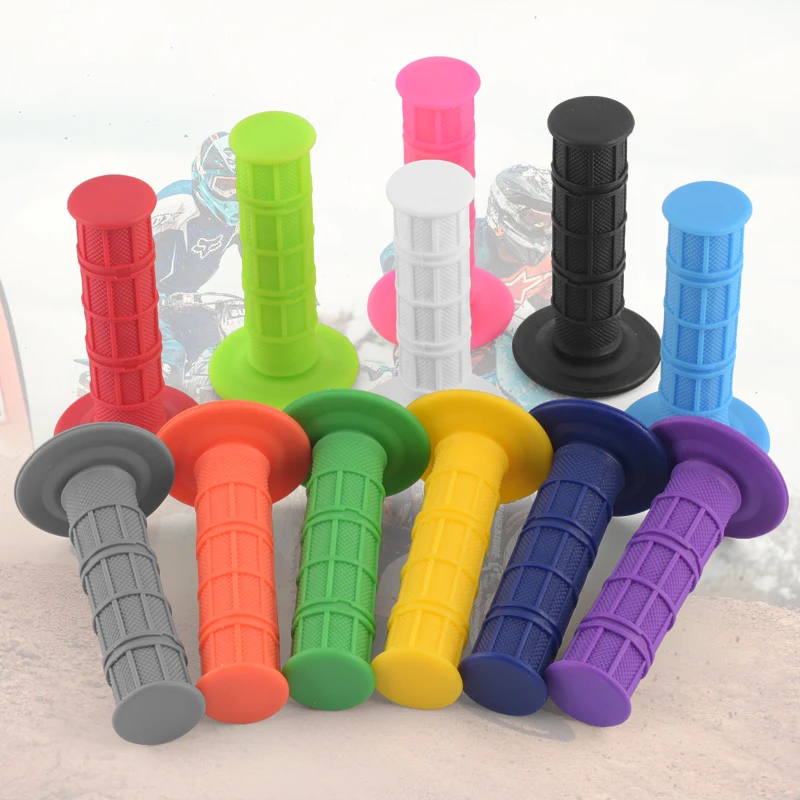 2PC Suitable for off-road motorcycle rubber throttle competitive non-slip gloves