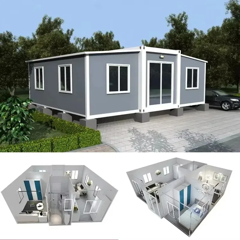 YG Customized Expandable House Containers Home Luxury 20 Ft & 40 Ft Ready To Live In Tiny Hsoue With 3 Bedrooms Hotels
