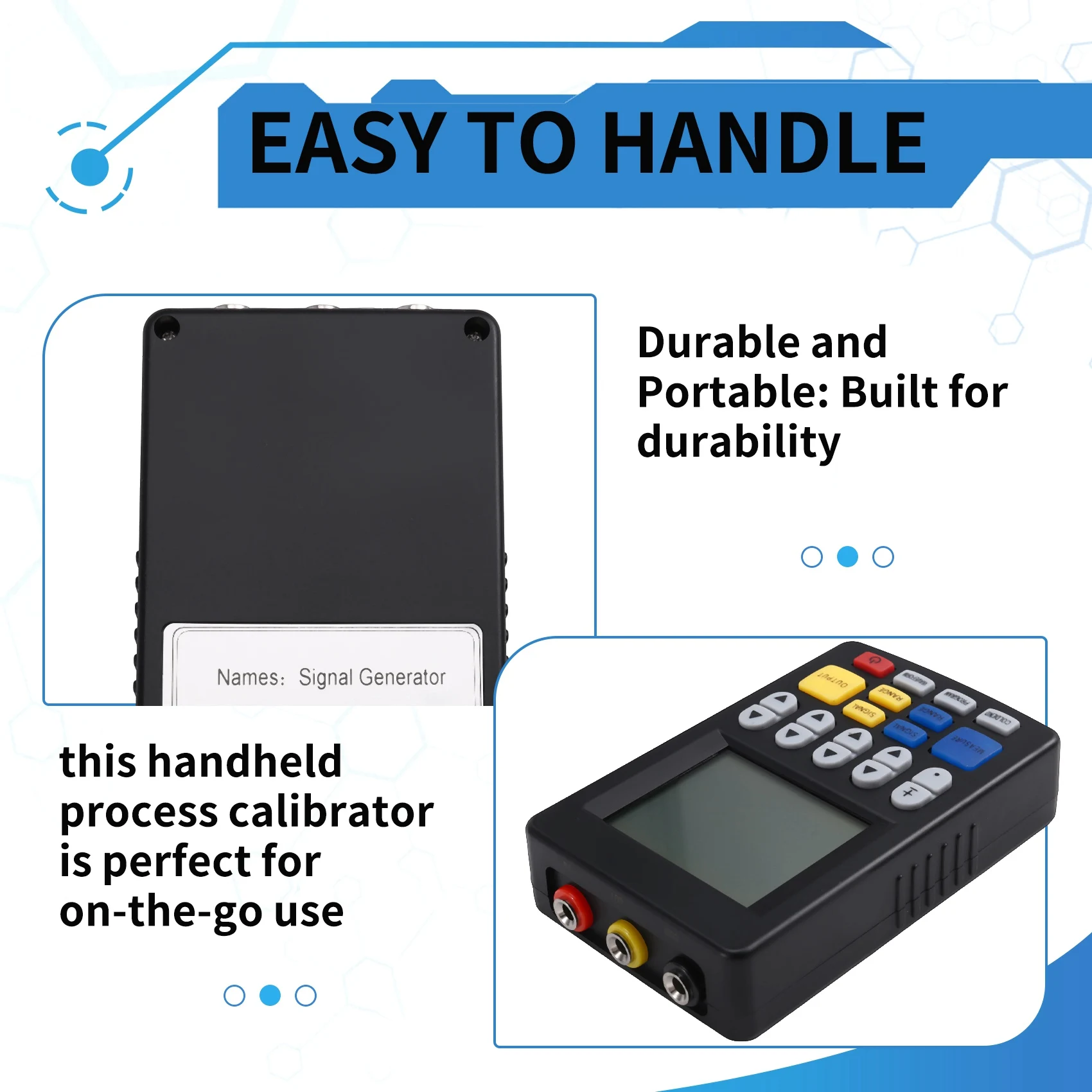 ABFA Multifunction Signal Generator 4-20Ma Current Voltage Temperature RTD Thermocouple Signal Source Handheld Calibrator