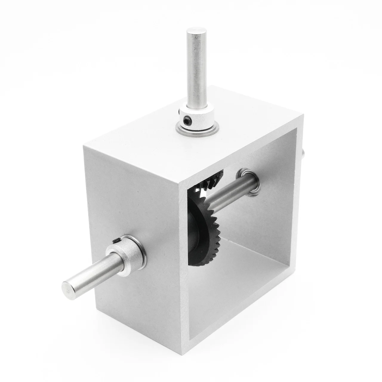 1:2 Right Angle Drive Bevel GearBox 90° Reversing Mechanical Angle  Indicator Reducer 6MM/8MM Shaft 1M 20T 40T