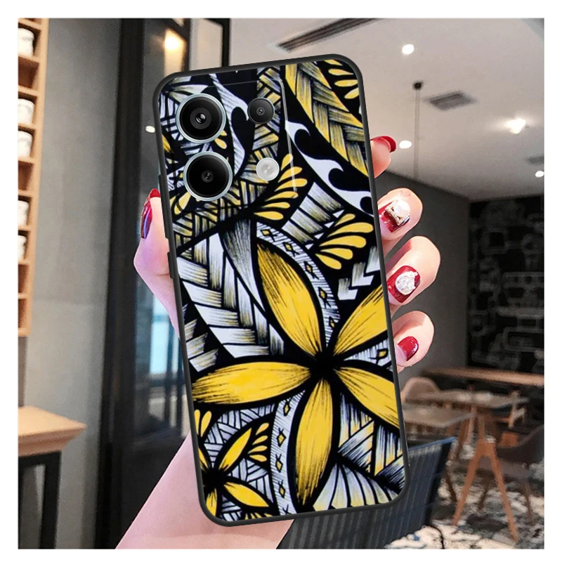 Maori Tribal Samoan Polynesian Case For Xiaomi Redmi Note 11 9 10 12 13 Pro Plus 12S 11S 10S 9S Redmi 12 10C 12C 13C Cover