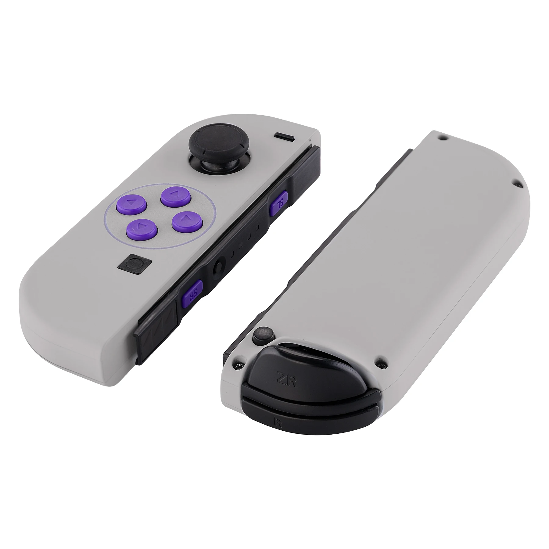 eXtremeRate Housing Shell Case With Full Set Buttons for NS Switch JoyCon & OLED - Classics SNES Style