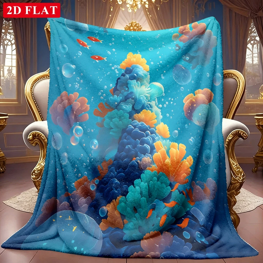 Artistic Pop Portrait Ultra Soft Bed Throw Blanket Versatile Home Accent For Coffee Shop Office Supermarket Store Display