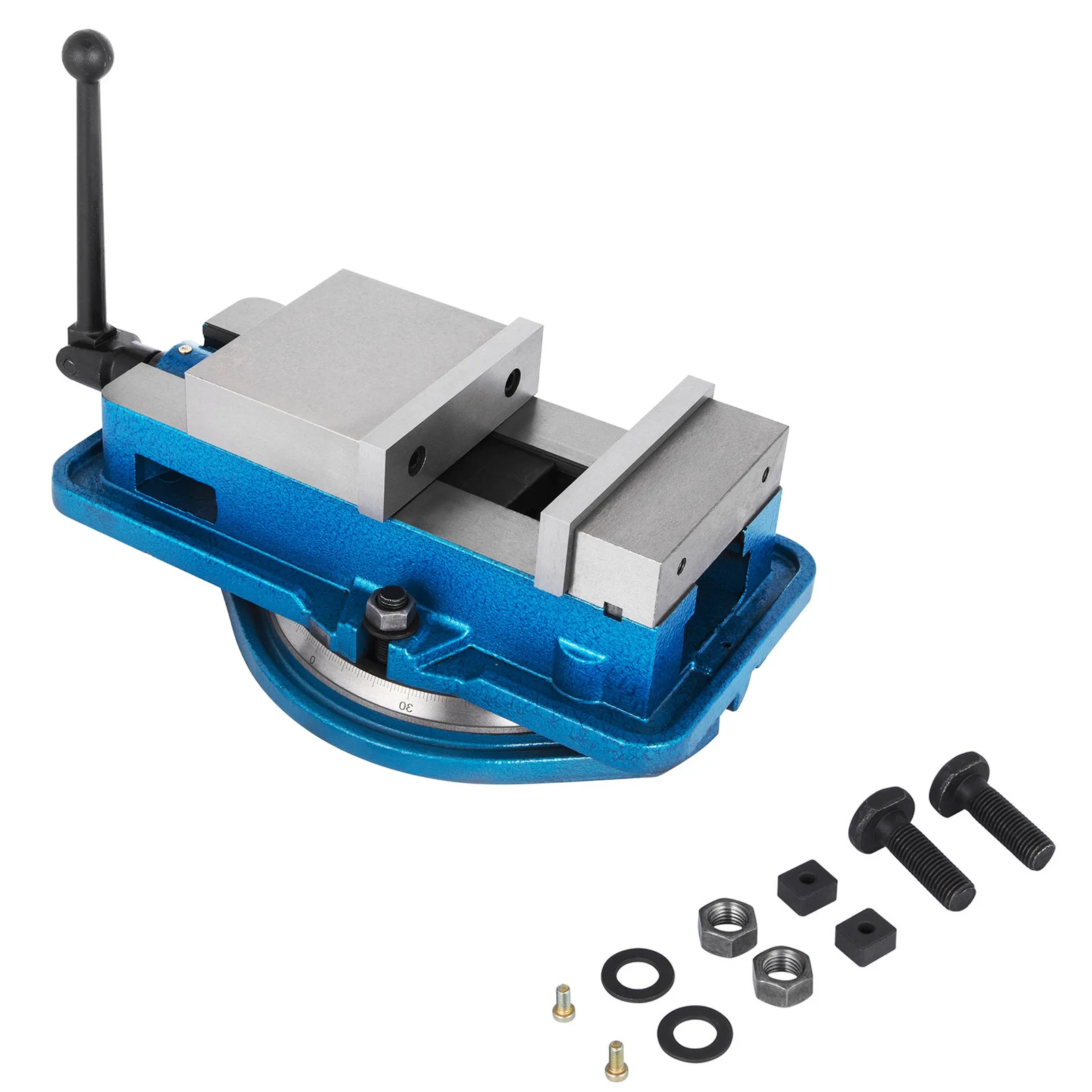 3 Inch / 5 Inch Jaw Width Heavy Milling Vise Bench Clamp Vise High Precision, 360 Degree Swiveling Base CNC Vise