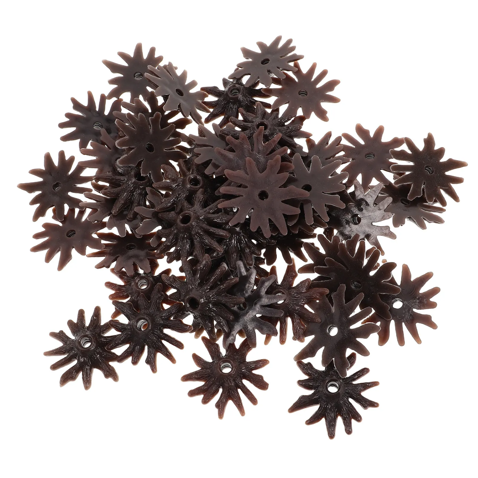 

50Pcs Decorative Tree Base Miniature Architectural Scenery Stand Foot for DIY Building Landscape Design Plastic Support Display