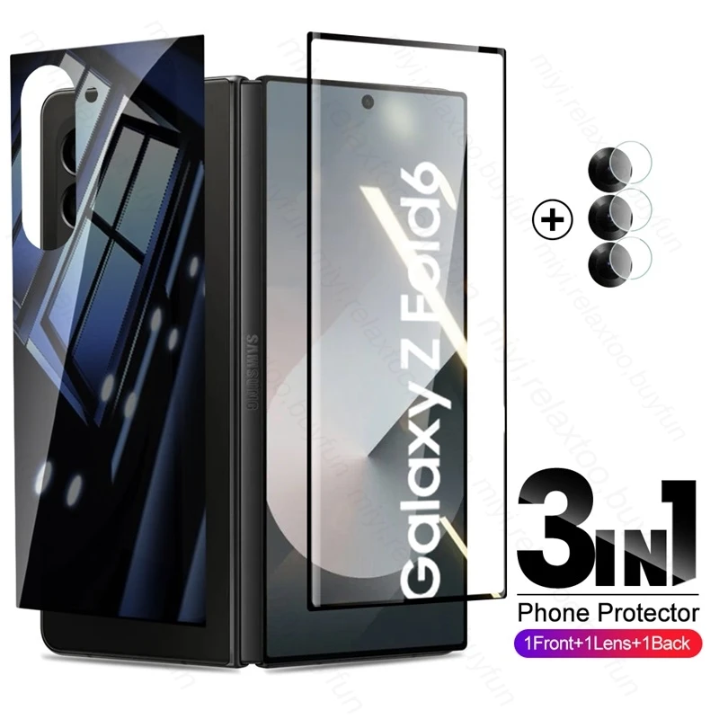 Чехол Sumsung ZFold6, Защитная пленка для экрана из закаленного стекла для Samsung Galaxy Z Fold6, складное Защитное стекло для камеры 6 дюймов