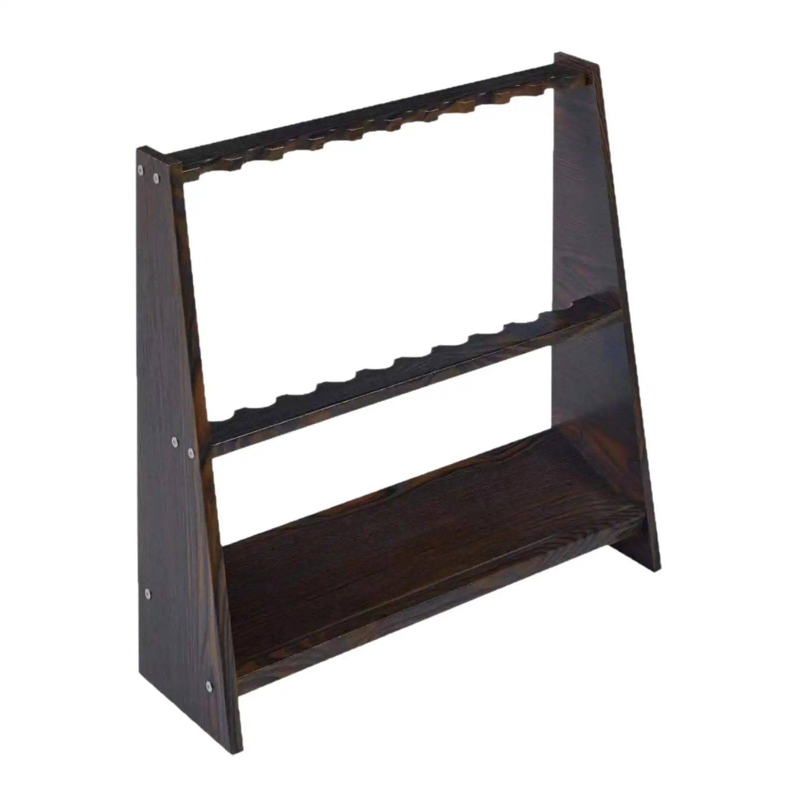 

Pool Cue Rack Only 10 Slots Vertical Floor Standing Storage Rack Pool Cue Stick Holder