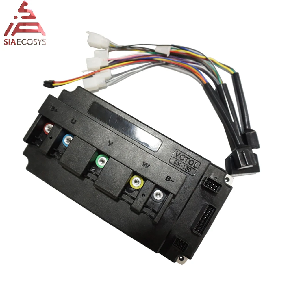 QS138 3000W 72V 100KPH Belt Design Mid Drive Motor Power Train Kits With Votol EM150SP Motor Controller