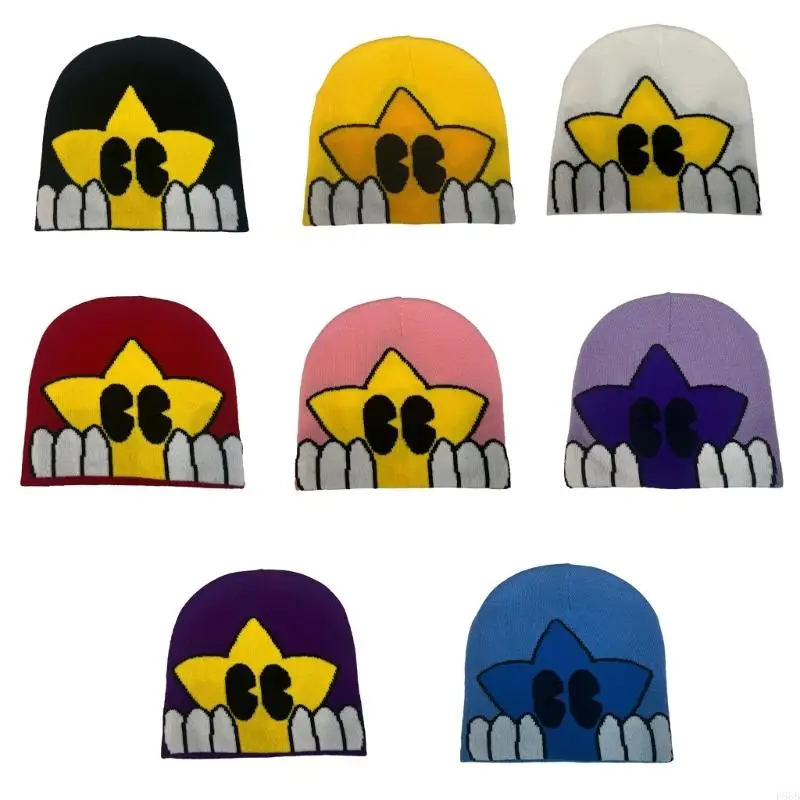 

P88B Keeping Warm Knitted Hat Soft and Comfortable Head Hat Ornament