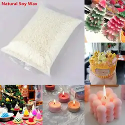 100G/500g/200g Pure Soy Wax Paraffin Material Pre-Soy Wax-Core Pigments Aromatherapy Pure Paraffin Wax DIY Handmade Can